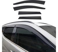 4x déflecteurs d'air et de pluie pour Dacia Duster 2018-2024 Acrylique Foncé