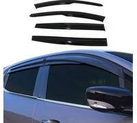 4x déflecteurs d'air et de pluie pour Dacia Sandero 2021-2025 Acrylique Foncé
