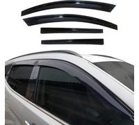 4x déflecteurs d'air et de pluie pour Kia Sportage 2015-2021 acrylique foncé