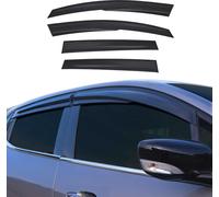 4x déflecteurs d'air et de pluie pour Renault Clio à hayon 2012-2019 acrylique foncé