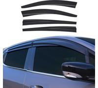 4x déflecteurs d'air et de pluie pour Renault Megane bicorps 2008-2016 Foncé