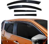 4x déflecteurs d'air et de pluie pour VW Amarok 2011-2021 acrylique foncé