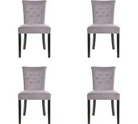 4x Design Polster Siège Chaise Voir Garniture Fauteuil Lounge Club Set Largo