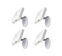 4X Détecteur de Présence Humaine Tuya Zigbee avec Support Capteur PIR Intelligent Du Corps Humain MmWave Capteur de Mouvement à Micro-Ondes
