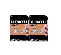 4 x Duracell Cr 2450 Lithium (2 ampoules de 2 batteries) 4 piles