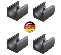 4x EMBOUT PIED DE CHAISE DIAMETRE D1 = 14mm RECTANGULAIRE POUR TUBE ROND PATIN PLASTIQUE MEUBLE COUSSINET