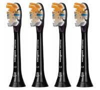 4x Embout Pour Brosses À Dents Philips Sonicare A3 Premium All-In-One Noir Sonique