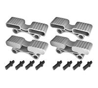 4x Embout Support Latte Lit 38mmx12mm Double Suspendu + 8x tenon sommier Souple