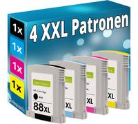 4x Encre Cartouches pour HP 88XL Officejet Pro K5400 K550 Dtn K8600 L7000 lot de