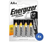 Energizer Alkaline Power piles AA/4 LR6/4 E300132907