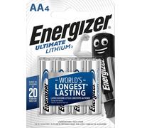 4 Piles Lithium AA / LR6 Energizer Ultimate Lithium