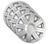 4x Enjoliveurs Jestic Cosmos Universel Argente 14 Pouces Pour Voiture 14'' 4pcs