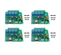4X ESP8266 Module de Relais Sans Fil WIFI 4 Canaux Carte de DéVeloppement ESP-12F Wifi pour Alimentation AC / 5 V / 8-80 V