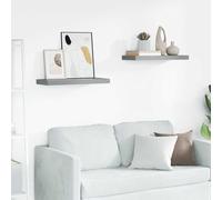 4x Etagères Murales Flottantes Chêne et Blanc 60x23,5x3,8 cm MDF Salon vidaXL