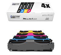 4X Eurotone Remanufactured Toner pour HP Couleur Laserjet CM 2320 FXI MFP remplace CC530A-33A 304A