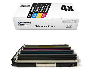 4X Eurotone Remanufactured Toner pour HP Couleur Laserjet Pro MFP M 176 177 fw n remplace CF350A-53A 130A