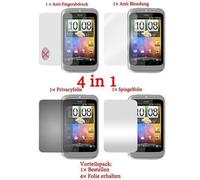 4x Films de protection d'écran pour HTC WILDFIRE S Protecteur
