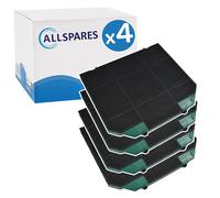 4x Filtre à charbon compatible avec Mepamsa SECRET... / 112.0185.276