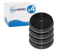 AllSpares Filtre à charbon convient à Candy 49007768