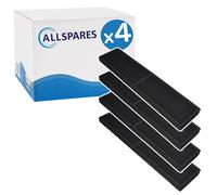 4x Filtre à charbon DKF18-1 pour hottes aspirantes Miele