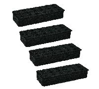 4x Filtre à charbon réfrigérateur SMEG FC320BNF / CDV7640