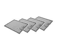 Whirlpool Filtre à graisse en métal 215x268 mm d'origine Hotpoint-Ariston pour HR62X