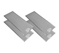 4x Filtre à graisse en métal 482x192mm Bosch 11022474 par AllSpares