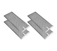 4x Filtre à graisse en métal convient pour 389x153mm Novy 140040 / 563-8035