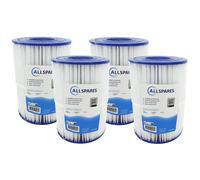 4x Filtre compatible avec Hayward StarClear CX250RE / C250 / C250EURO