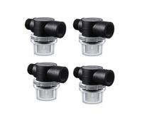 4X Filtre de Crépine de Pompe à Eau, Crépine de Rechange pour Tuyau Torsadé 1/2 Pouces Compatible avec Les Pompes WFCO Ou Shurflo Pompes