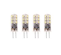 4X G4 Ampoule LED 1.5W 24 SMD 3014 Blanc Chaud 12V CC