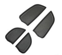 4x Garniture Intérieure pour porte ABS pour Mazda 3 2014-2019 | Installation pour facile outil, ajustement pour précis, finition noire mate, protège contre rayures, lot de 4 pièces
