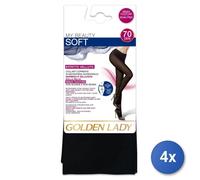 4X Golden Lady Collants My Beauty 70 Den Noir S