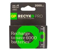 G & P Naturarznei Piles rechargeables ReCyko Pro AA Ni-Mh 1,2 V Lot de 4