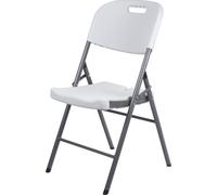 4x GreenBlue chaise pliante pour catering/jardin/banquet/réception, max. 250kg, blanc, solide, 88x50x45cm, GB375
