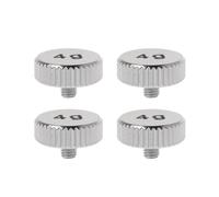 4X Headshell 4G Shell Weight Turntable Metal Electric Instrument Parts pour SL1200 SL1210 MK2 3 5 M5G Stylus DJ, Silver