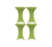 Vidaxl Housses De Table Extensible 4 Pcs 80 Cm Vert