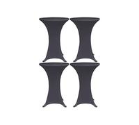 Housses De Table Extensible 4 Pcs 70 Cm Anthracite Vidaxl Gris