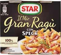 Lot de 8 sauces tomates Il mio Gran ragu Star bacon 2 x 180 g avec soupe aux tomates