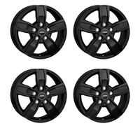 4x Jantes en aluminium AUTEC QUANTRO 6.5x16 ET60 5x160 Schwarz matt