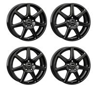 4x jantes en aluminium Autec TALLIN 6.5x16 ET40 4x100 Schwarz