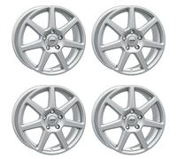 4x Jantes en aluminium AUTEC TALLIN ECE 7.5x18 ET46 5x100 Brillantsilber