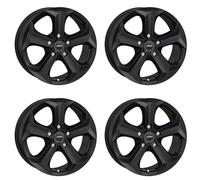 4x jantes en aluminium Autec XENOS 6.5x16 ET47 5x118 Schwarz matt