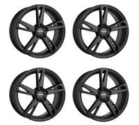 4x jantes en aluminium Carmani 16 Anton 7.5x17 ET35 5x112 black matt