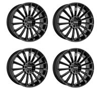4x jantes en aluminium Carmani 17 Fritz 8.0x19 ET43 5x112 black