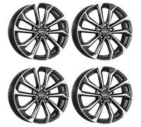 4x jantes en aluminium Dezent KS dark 7.0Jx17 ET48,50 5x114,3