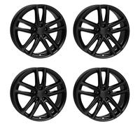 4x jantes en aluminium Rial X10 7.0Jx18 ET45 5x112 racing-schwarz