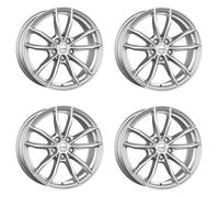 4x Jantes en aluminium Rial X12 9.0Jx20 ET35 5x112 polar-silber compatible avec BMW 2 4 i4 iX iX3 X1 X2 X3 X4 X5 X6 X7