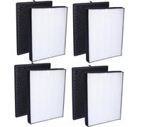 4x jeu de filtres de rechange pour Philips AC2889, AC2887, AC2882, AC3829/10, série 2000 2000i Purificateur d'air | HEPA + filtre à charbon actif | Remplacement pour Philips AC2887