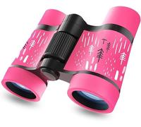 4x Jumelles Pour Enfants 3 7 Ans (Rose), Jouets Petites Jumelles, Observation Des Oiseaux En Plein Air Explorer Antichoc Safari Aventure Jumelles Éducatives Pour Enfants